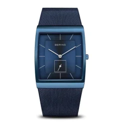 Classic | blauw geborsteld | 16033-397