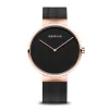 Classic | rosegoud gepolijst/geborsteld | 14539-166