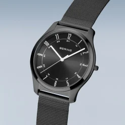 Ultra Slim | zwart gepolijst/geborsteld | 18340-222
